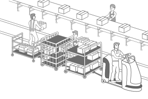 Dostawy Milk Run w produkcji i logistyce